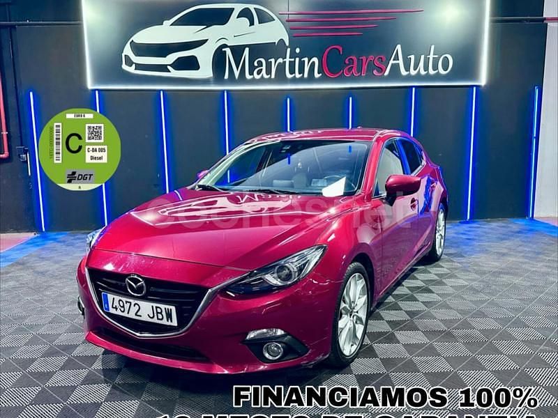 Granate Usado 2014 Mazda 3 Style Berlina | 9999 € (Precio justo) - Imagen 1/4