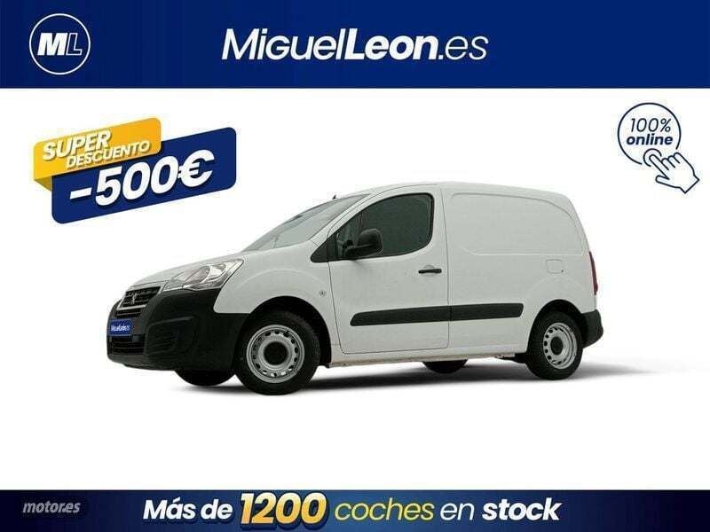 Blanco Usado 2018 Peugeot Partner Monovolumen | 9485 € (Precio justo) - Imagen 1/3