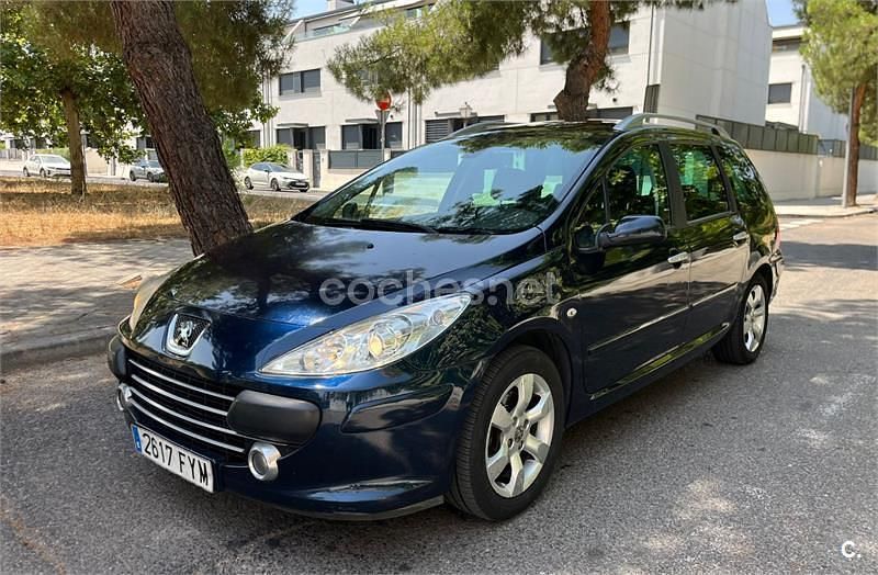 Azul Usado 2007 Peugeot 307 Familiar | 2400 € (Buen precio) - Imagen 1/4