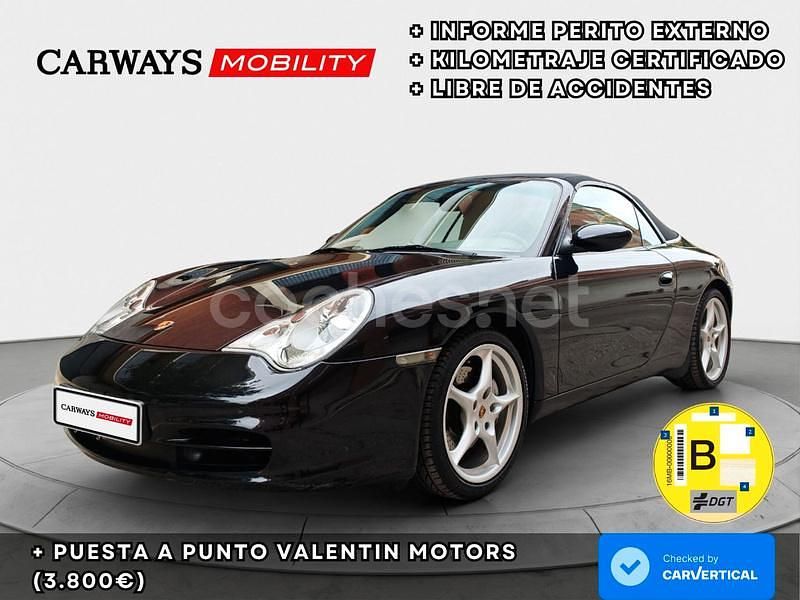 Negro Usado 2003 Porsche 911 Carrera 4 Cabriolet Descapotable | 40.990 € - Imagen 1/4