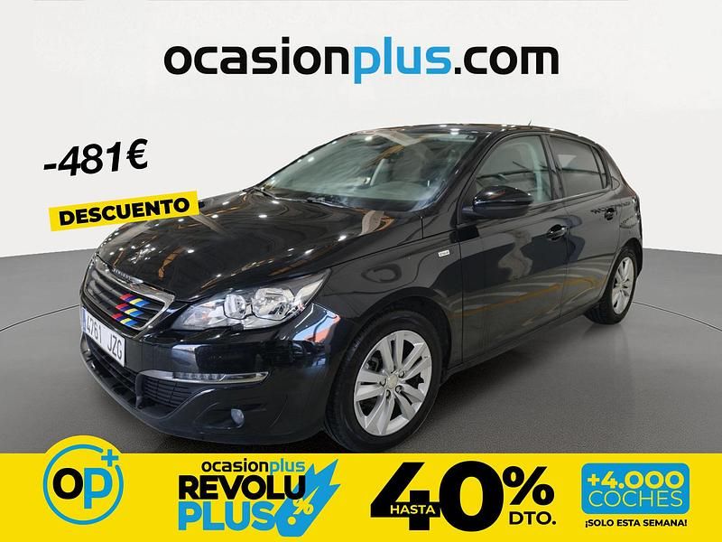 Usado Peugeot 308 Style 130 CV (95 kW) 2017 Negro