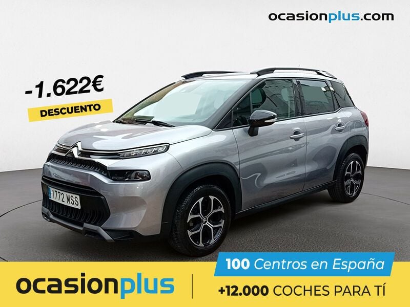 Gris Usado 2024 Citroën C3 Aircross SUV | 17.300 € (Precio justo) - Imagen 1/4