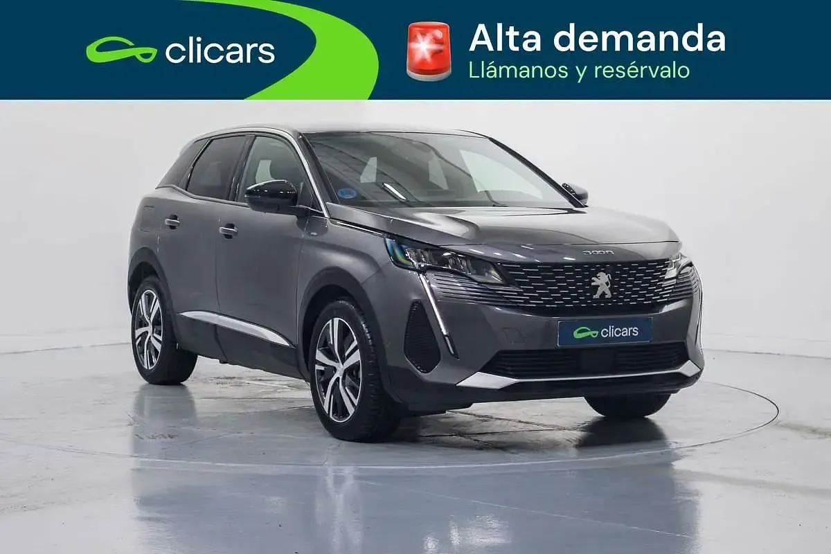 Usado Peugeot 3008 Allure 179 CV (131 kW) 2021 Gris SUV