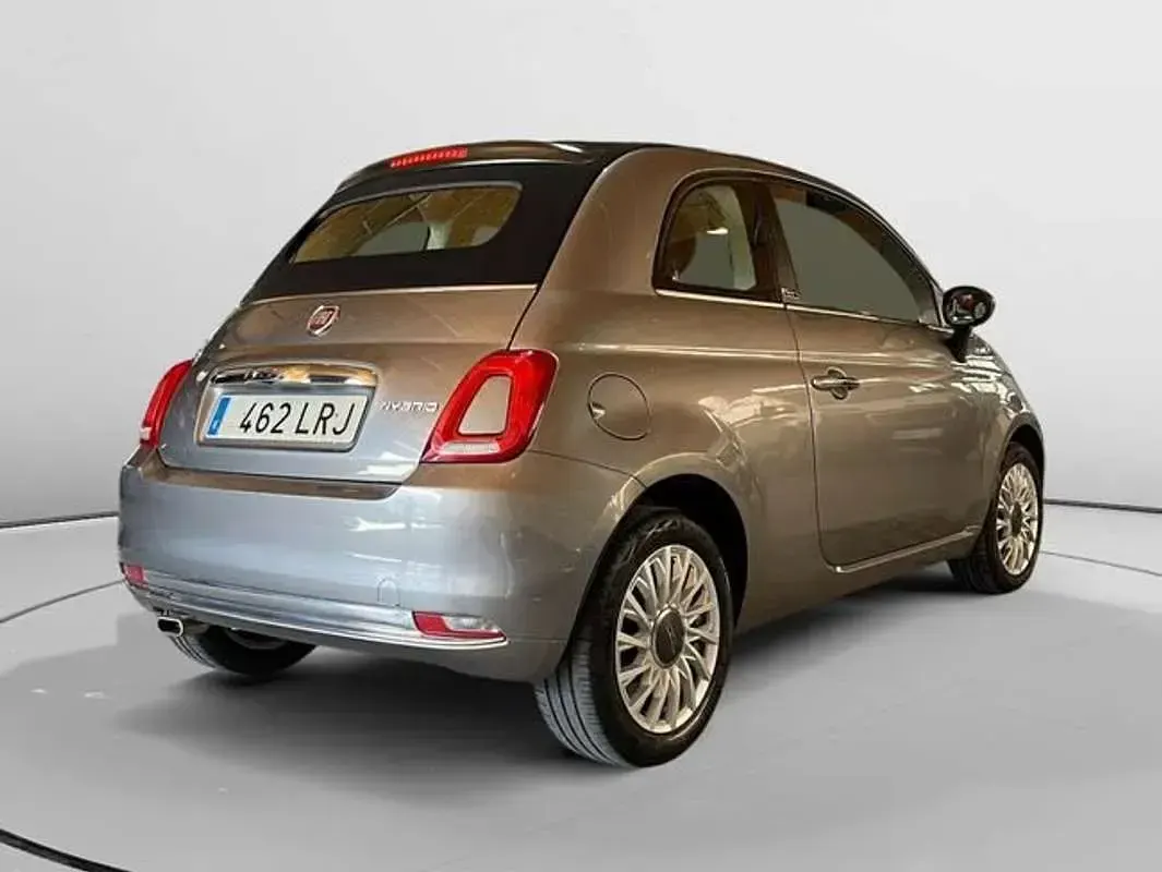 Usado Fiat 500C Dolcevita 71 CV (52 kW) 2021 Gris Descapotable