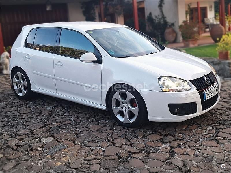 Usado VW Golf V GTI 200 CV (147 kW) 2007 Blanco Berlina