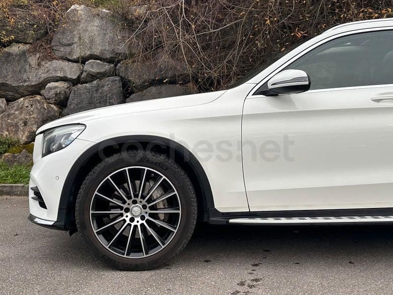 Usado Mercedes GLC220 AMG line 170 CV (125 kW) 2016 Blanco SUV