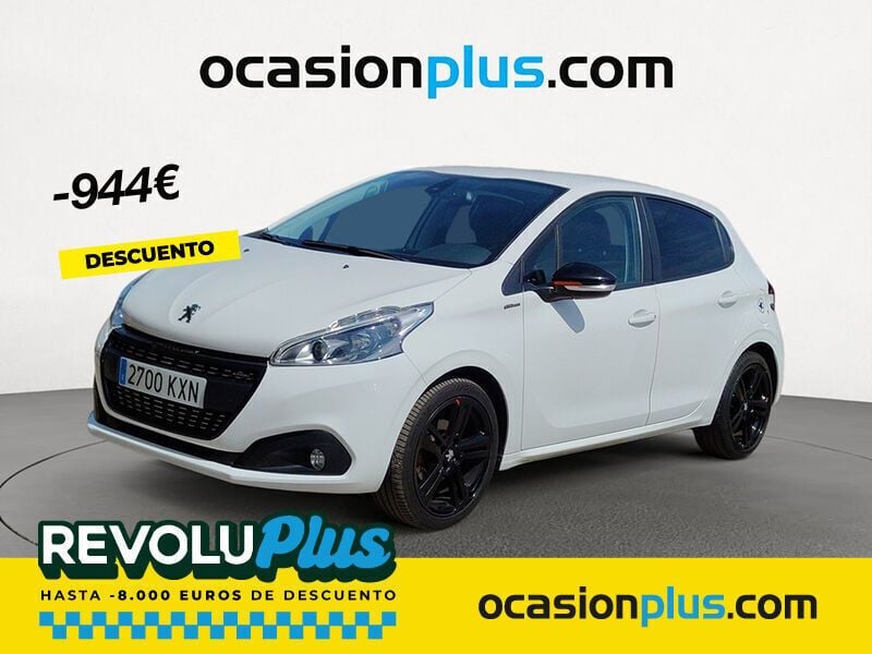Blanco Usado 2019 Peugeot 208 GT-line Utilitario | 9900 € (Precio justo) - Imagen 1/4
