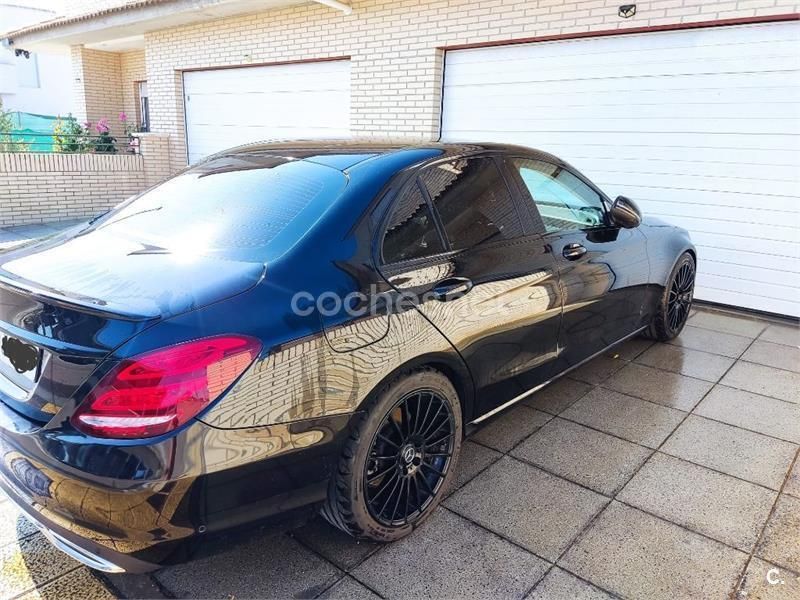 Usado Mercedes C220 Avantgarde 170 CV (125 kW) 2016 Negro Berlina