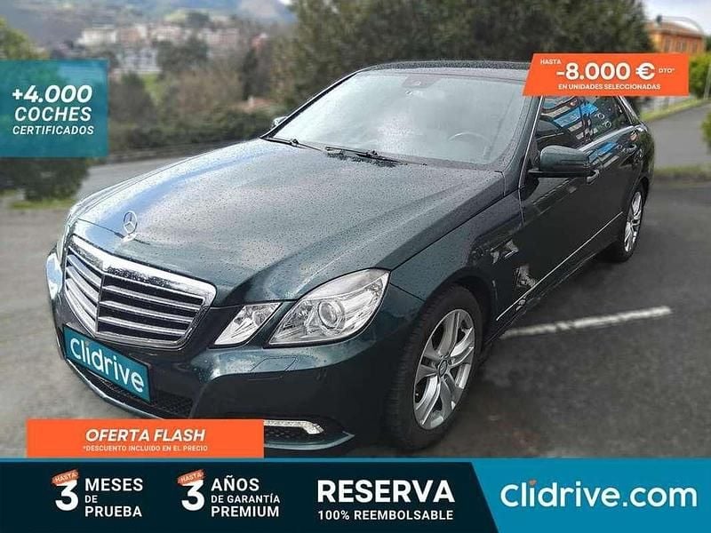 Usado Mercedes E250 Avantgarde 204 CV (150 kW) 2011 Verde Berlina