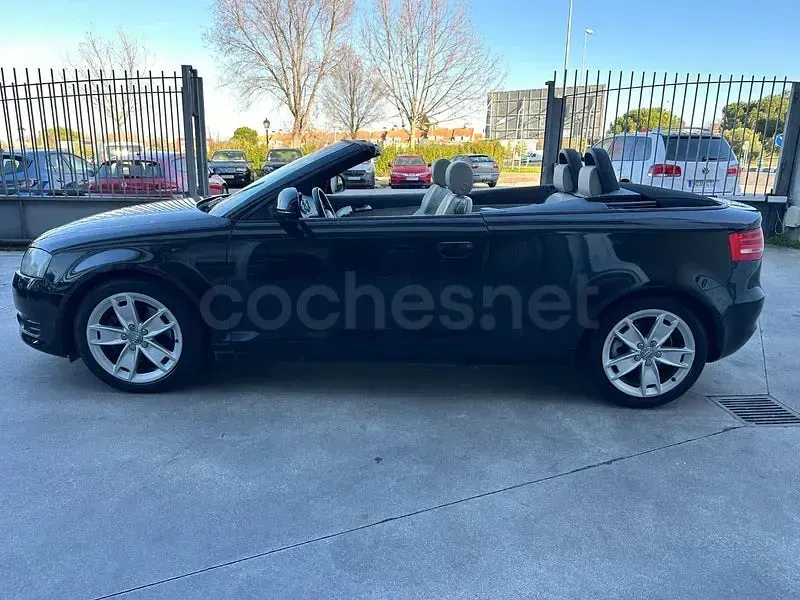 Usado Audi A3 Cabriolet Ambition 200 CV (147 kW) 2008 Negro Descapotable