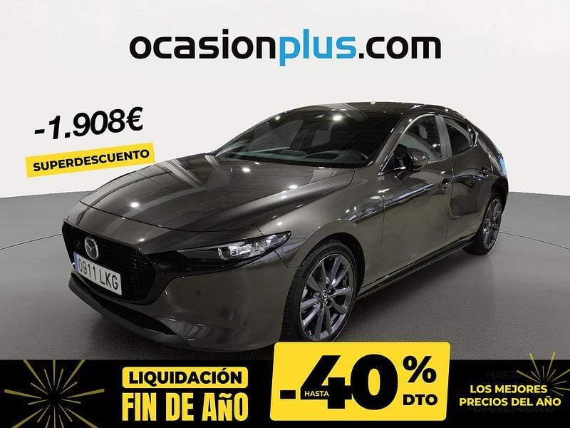 Gris Usado 2020 Mazda 3 | 20.990 € (Precio justo) - Imagen 1/4