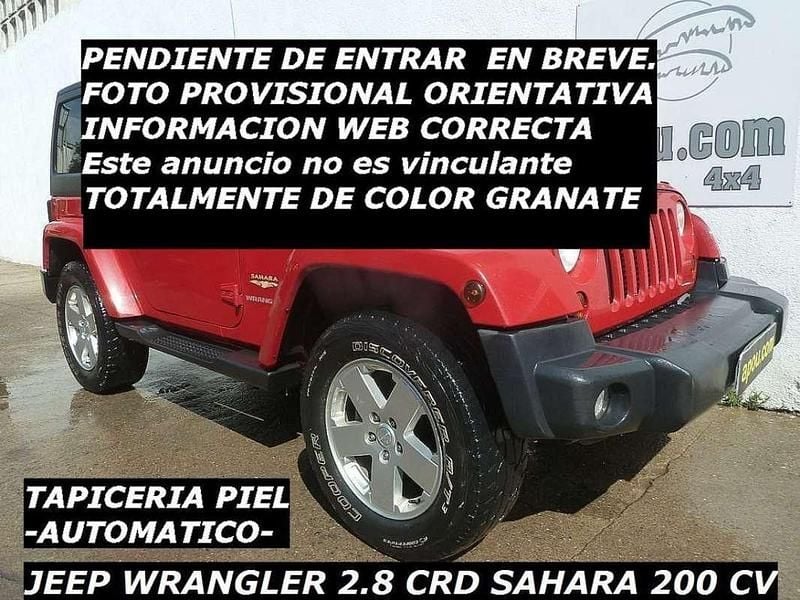 Burdeos Usado 2012 Jeep Wrangler Sahara SUV | 29.900 € (Precio justo) - Imagen 1/2