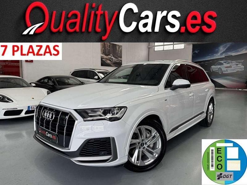 Blanco Usado 2022 Audi Q7 S-line plus SUV | 64.400 € (Caro) - Imagen 1/4