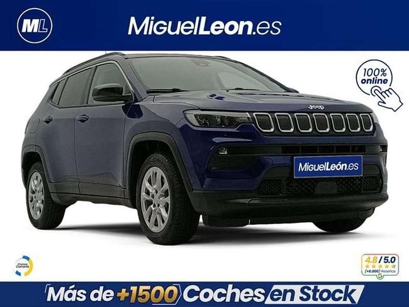Usado Jeep Compass Longitude 131 CV (96 kW) 2021 Azul SUV