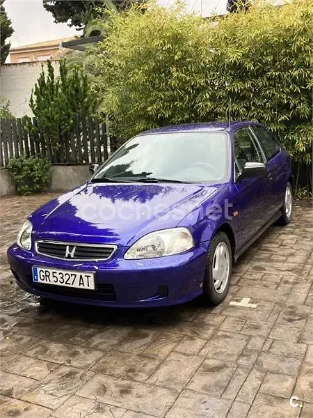 Usado Honda Civic SR 125 CV (91 kW) 1998 Azul Coupe