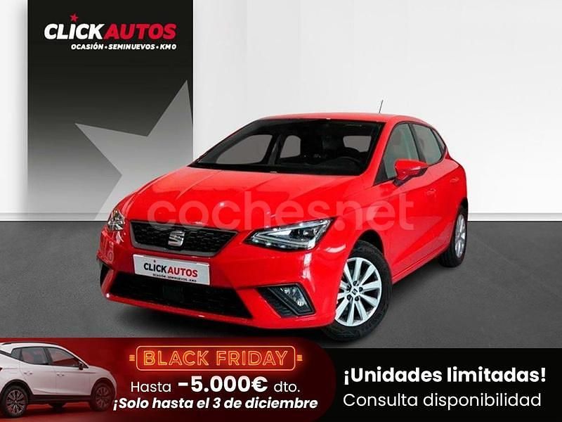 Rojo Usado 2023 Seat Ibiza Style Berlina | 12.900 € (Precio justo) - Imagen 1/4