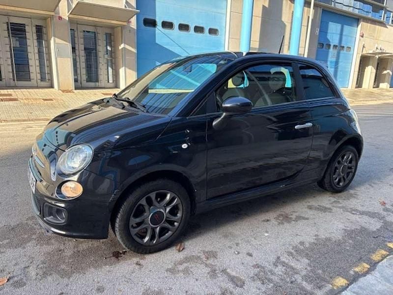 Negro Usado 2015 Fiat 500 S Utilitario | 6900 € (Precio justo) - Imagen 1/4
