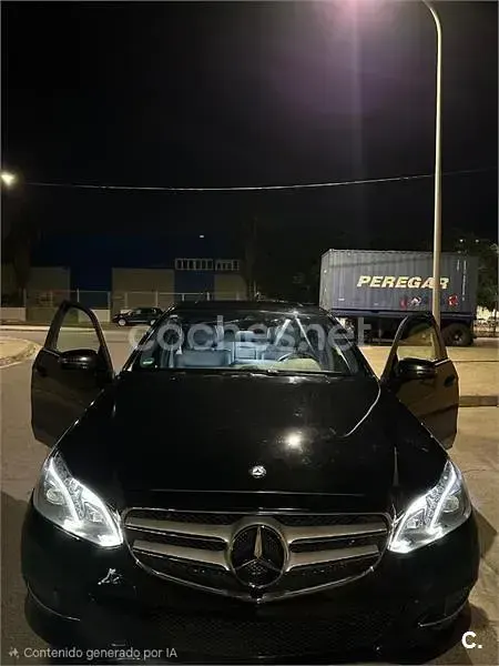 Usado Mercedes E400 Avantgarde 333 CV (244 kW) 2015 Negro Berlina