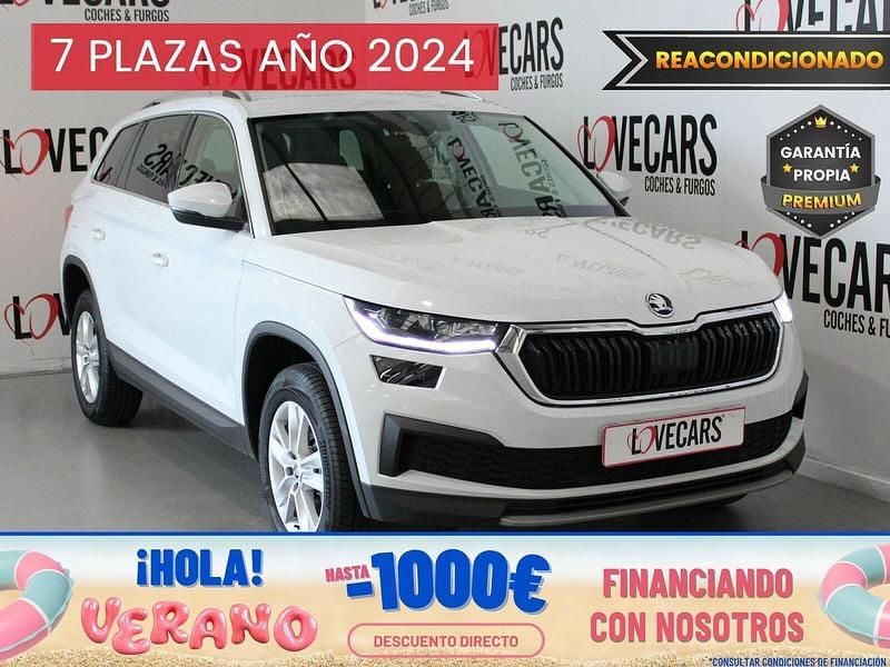 Blanco Usado 2024 Skoda Kodiaq Ambition SUV | 31.700 € (Precio justo) - Imagen 1/3