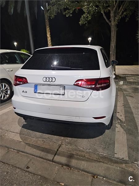Usado Audi A3 110 CV (80 kW) 2017 Blanco Berlina
