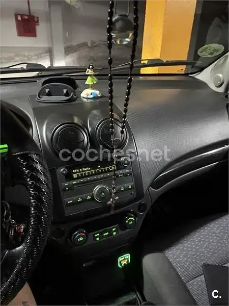 Usado Chevrolet Aveo LS 94 CV (69 kW) 2008 Negro Berlina