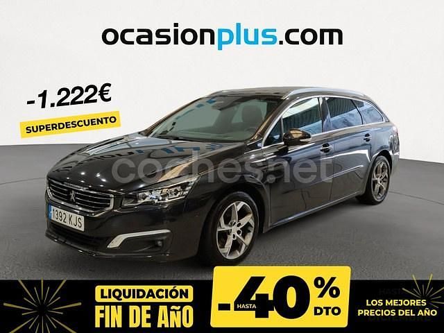 Gris / plata Usado 2018 Peugeot 508 SW Allure Familiar | 13.450 € - Imagen 1/4
