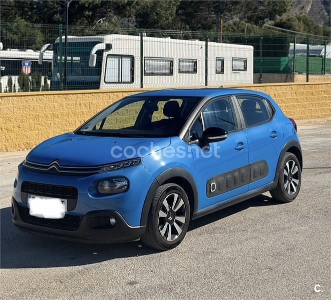 Usado Citroën C3 PureTech 110 CV (80 kW) 2019 Azul Utilitario