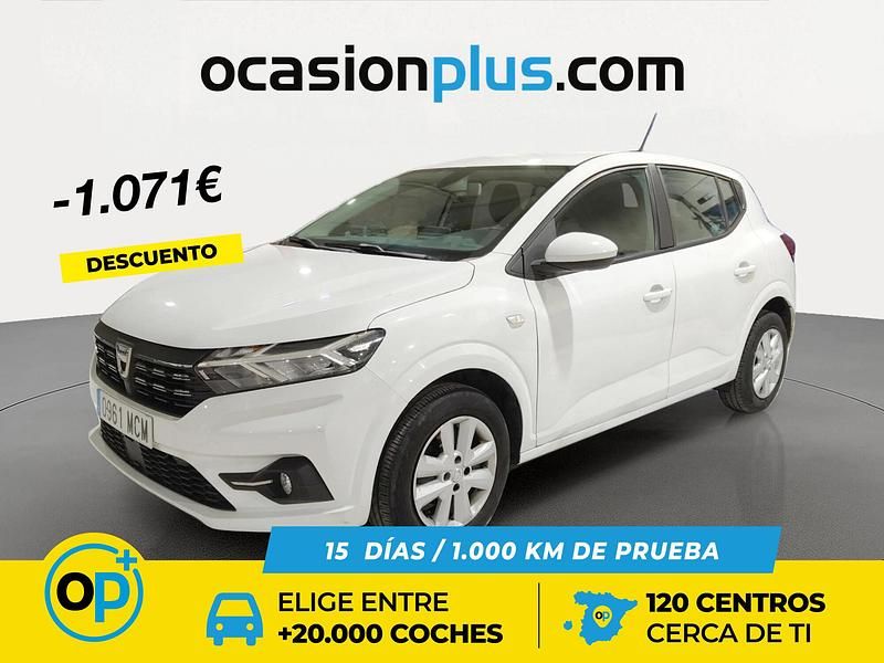 Blanco Usado 2022 Dacia Sandero Comfort | 11.790 € (Super precio) - Imagen 1/4