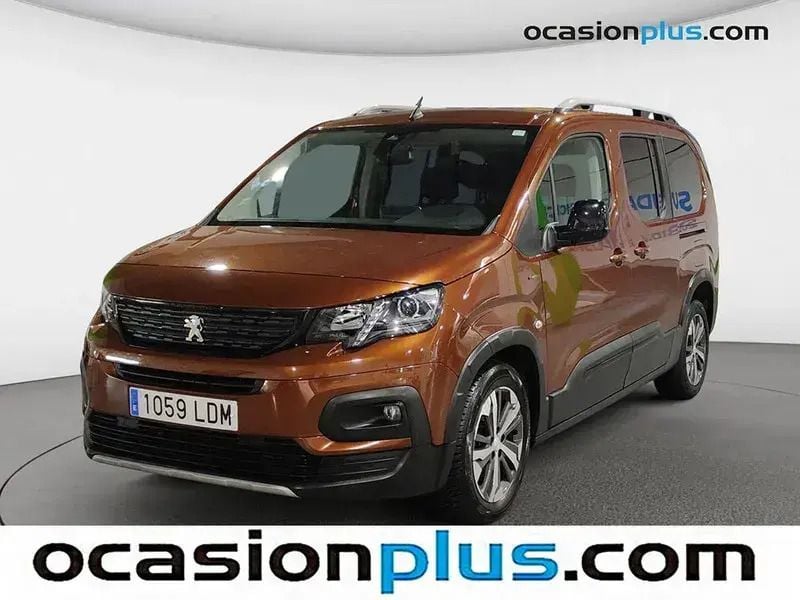 Marrón Usado 2019 Peugeot Rifter GT-line Monovolumen | 17.410 € (Buen precio) - Imagen 1/4