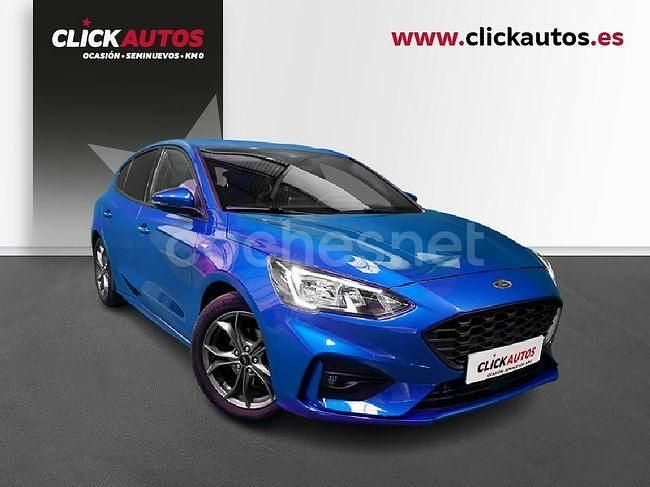 Usado Ford Focus ST-Line 125 CV (91 kW) 2022 Azul Berlina
