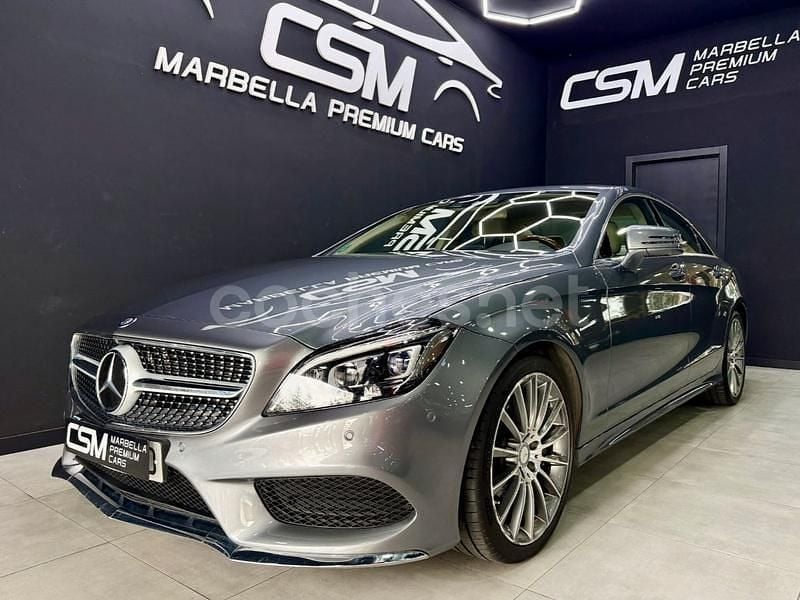 Usado Mercedes CLS350 258 CV (189 kW) 2015 Gris / plata Berlina