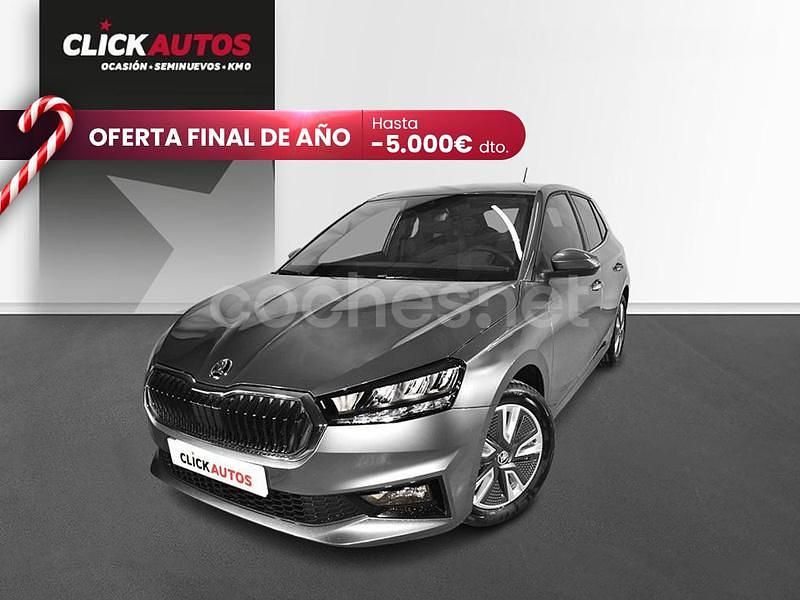 Gris Usado 2024 Skoda Fabia Sport Berlina | 15.700 € (Buen precio) - Imagen 1/4