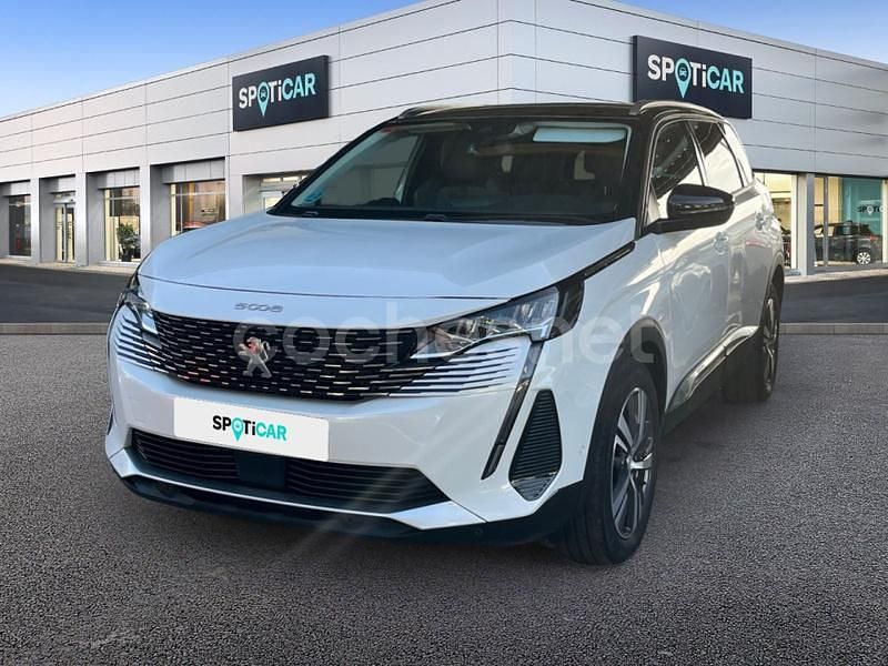 Blanco Usado 2021 Peugeot 5008 Allure Monovolumen | 23.000 € (Caro) - Imagen 1/4