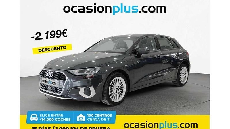 Gris Usado 2022 Audi A3 Sportback Advanced Utilitario | 21.503 € (Precio justo) - Imagen 1/1