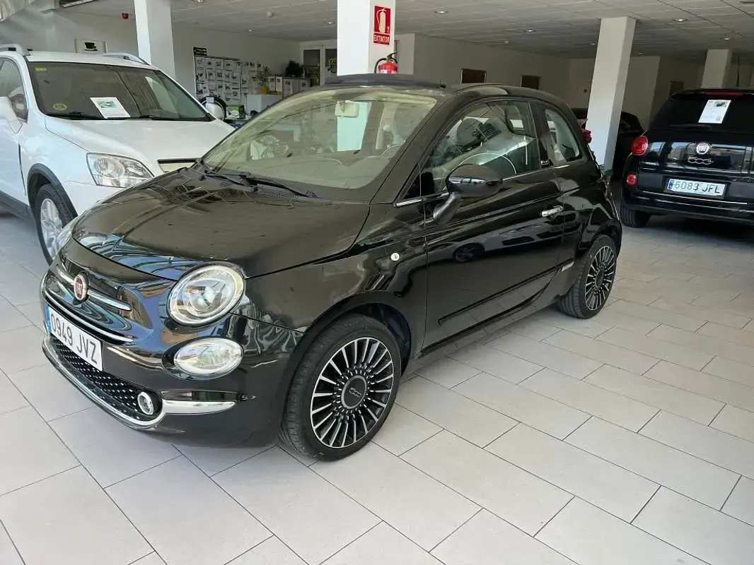 Usado Fiat 500C 69 CV (50 kW) 2016 Negro Descapotable