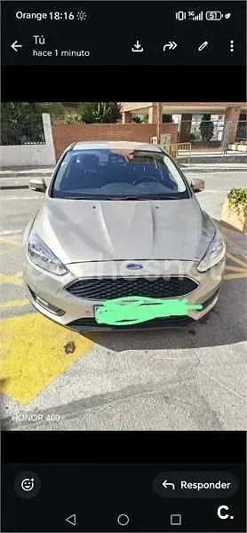 Usado Ford Focus Business Edition 125 CV (91 kW) 2015 Gris / plata Berlina