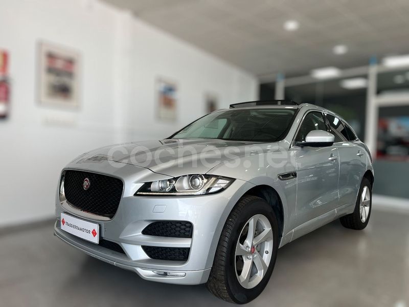 Gris / plata Usado 2018 Jaguar F-Pace R-Sport SUV | 26.950 € (Caro) - Imagen 1/4