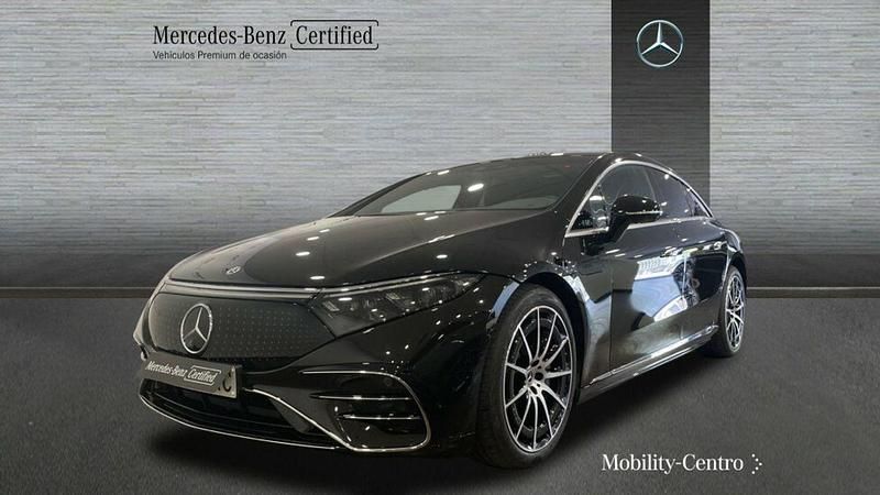Usado Mercedes EQS580 Edition 384 kW (523 CV) 2022 Negro Berlina
