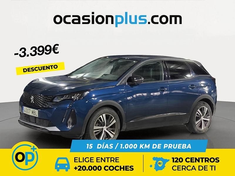 Azul Usado 2022 Peugeot 3008 Allure SUV | 20.450 € (Precio justo) - Imagen 1/4