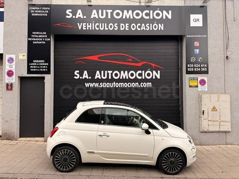 Usado Fiat 500 Mirror 69 CV (50 kW) 2018 Blanco Berlina
