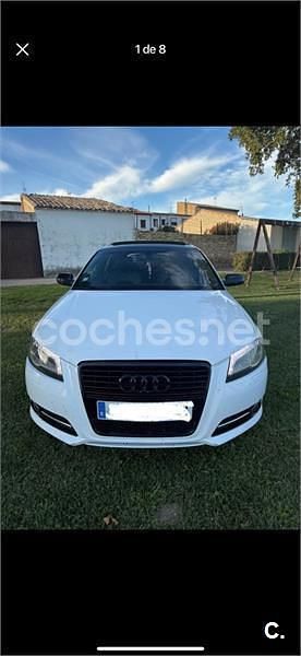 Usado Audi A3 Attraction 140 CV (102 kW) 2010 Blanco Utilitario