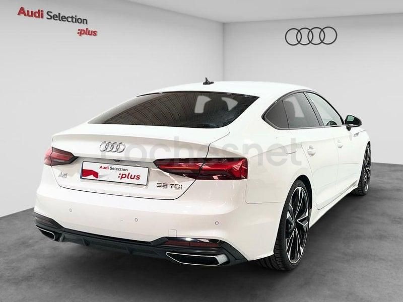 Usado Audi A5 Sportback 163 CV (119 kW) 2021 Blanco Utilitario