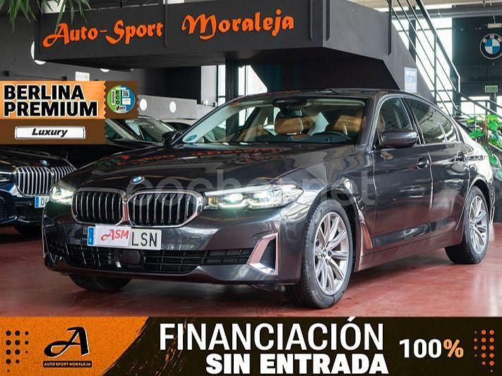 Gris / plata Usado 2021 BMW 520 Sport Line Berlina | 31.900 € (Precio justo) - Imagen 1/4
