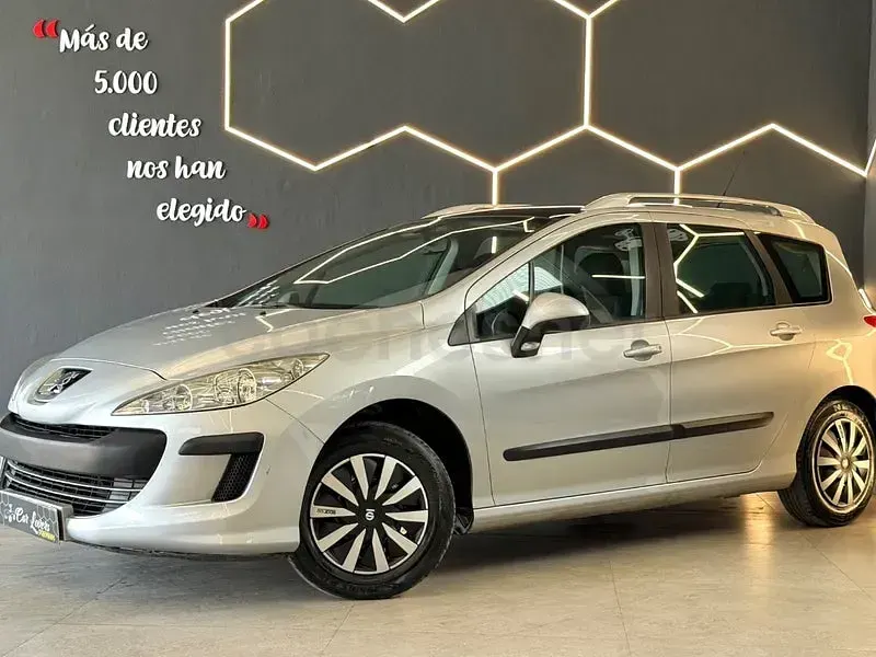 Usado Peugeot 308 SW Premium 120 CV (88 kW) 2009 Gris / plata Familiar