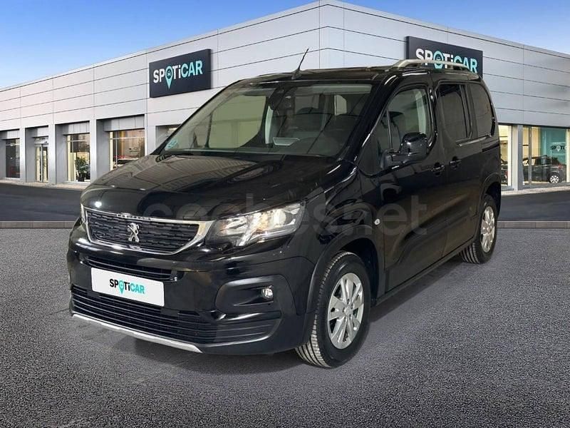 Negro Usado 2021 Peugeot Rifter Allure Monovolumen | 18.495 € (Precio justo) - Imagen 1/4