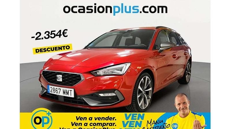 Usado Seat Leon ST FR 150 CV (110 kW) 2024 Rojo Familiar