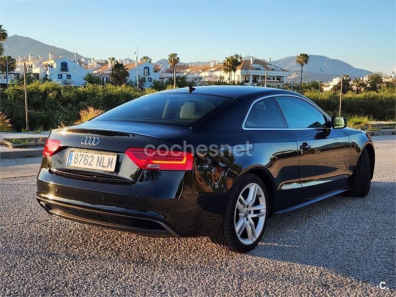 Usado Audi A5 S-Line 177 CV (130 kW) 2015 Negro Coupe
