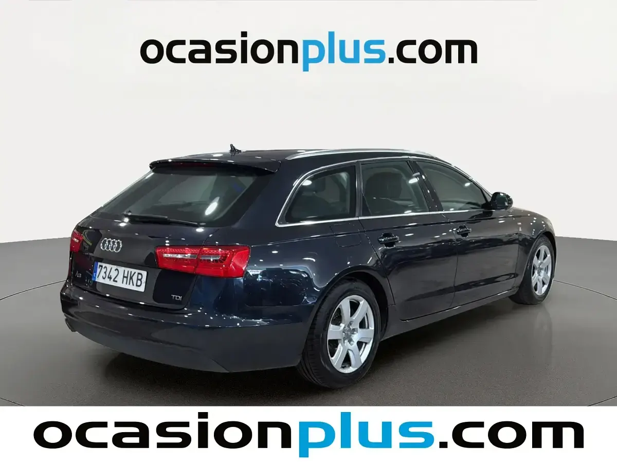 Usado Audi A6 S-Line 177 CV (130 kW) 2012 Azul Familiar