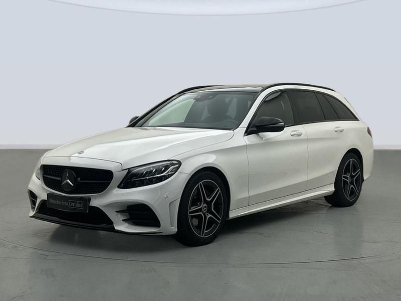 Blanco Usado 2020 Mercedes C220 Familiar | 28.900 € (Precio justo) - Imagen 1/4