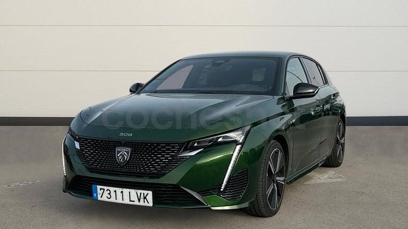 Usado Peugeot 308 GT 225 CV (165 kW) 2021 Verde Berlina